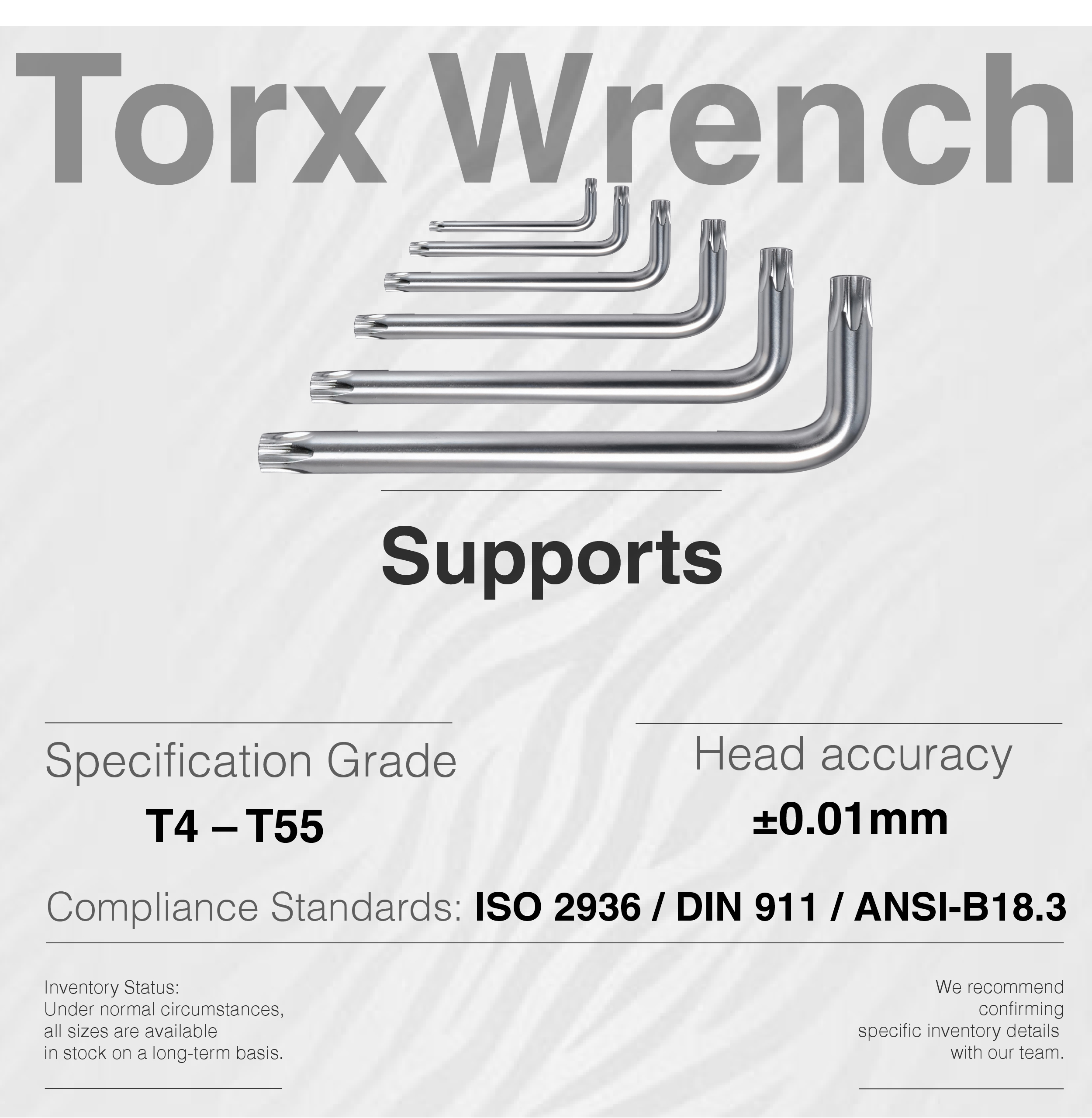 Clé Trox en forme de L