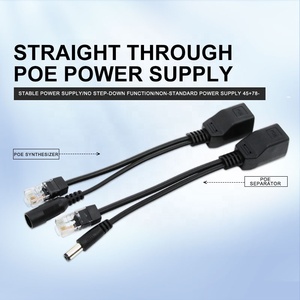 Fábrica al por mayor 10/100Mbps divisor PoE transmisor de potencia de red 12V inyector PoE no estándar - Product Image 5