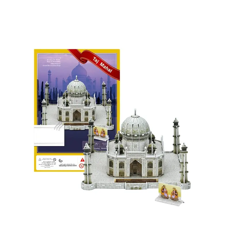 41 Pcs Taj Mahal Của Ấn Độ 3D Trò Chơi Câu Đố Cho Người Lớn