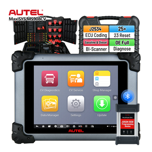 [US VERSION] Autel MaxiSYS MS908CV 24V Schwerlast-LKW-Vollsystem-Diagnose werkzeug ECU-Programmierung Auto-Fahrzeug OBD2-Scanner - Product Image 1