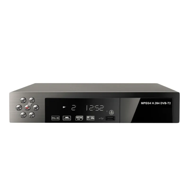 Ghana 1080P Full HD DVB h.265 HEVC DVB T2 SettopBox TV libre al aire Decodificadores caja receptor digital terrestre de la caja de descodificador de la Caja
