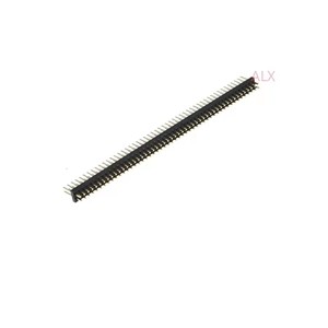 Placcato in oro 2x50 Pin doppia fila maschio 1.27mm Pitch Pin striscia connettore 2x50 Pin 2*50 p 50 Pin per scheda Pcb Arduino