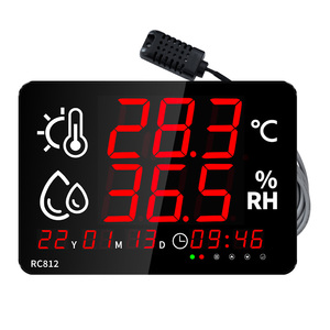 Medidor de humedad de temperatura profesional de con sonda externa de alta precisión para uso en laboratorio industrial HVAC - Product Image 1