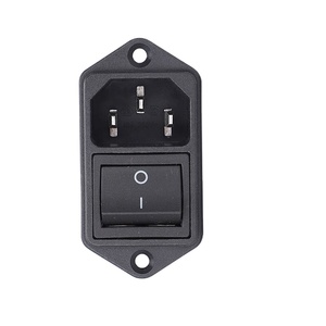 10A 250V AC Power Inlet <strong>Socket</strong> <strong>with</strong> Fuse Brass Plastic Material 2-Pin Plug for Electronics Compatible <strong>with</strong> UK US EU AU Standards - Product Image 6