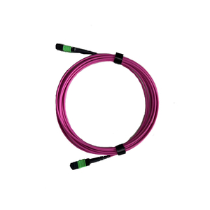 OM4 MM 16コア5M MPO/APCメスまたはオスMPO-MPO LSZH MTP MPO/UPC 100GケーブルマルチモードMPOトランクケーブルパッチコード - Product Image 1