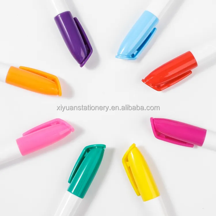 ปากกามาร์กเกอร์หัวเล็กปากกาเน้นข้อความถาวรหัวละเอียดปากกามาร์กเกอร์สมบูรณ์แบบ12แพ็คมีหลากหลายสี