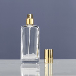 Yüksek kalite özel temizle cam pompa püskürtücü ile parfüm şişeleri 30ml kare 50ml ve 100ml boş kozmetik şişe kutusu - Product Image 2