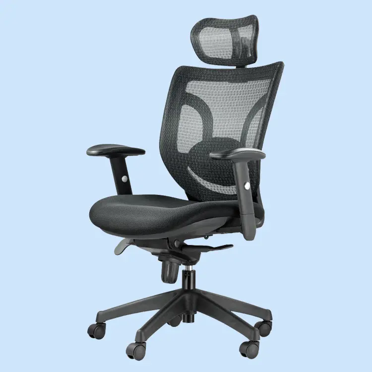 Silla de oficina multifunción, sillón de personal de malla, giratoria, ergonómica, para escritorio de ordenador