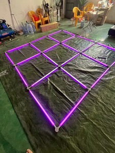 12V /24V RGB DMX 0.8m 1.2m T8 LED tüp 18W kapak aydınlık ışık sahne asılı asılı ışık - Product Image 3