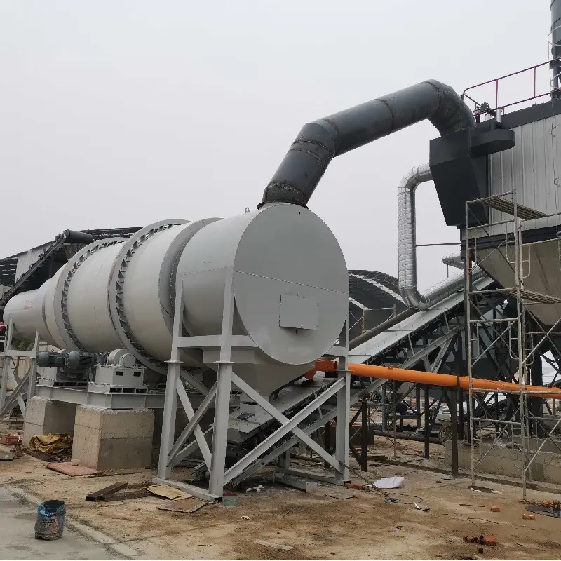 Field processing dryer drum Industrial Stainless Steel Three Cylinder Dryer Yellow phosphorus tailings rotary dryer