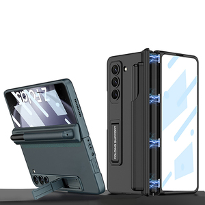 サムスンギャラクシーZFold5GKKの磁気折りたたみシェルとフィルムの統合ペンスロット付きの新しい電話ケースとOEMおよびODMをサポート - Product Image 1
