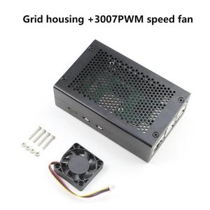 Ras Pberry <strong>Pi</strong> 5 Generation 5B Aluminum Cooling <strong>case</strong> <strong>Raspberry</strong> <strong>PI</strong> 5 Cooling Fan Protective <strong>case</strong> Box