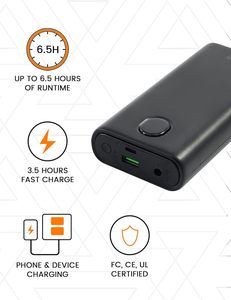 CE GS Approval Heated <strong>Blanket</strong> Battery Operated Portable Cordless Rechargeable 3 Heating Levels Electric <strong>Blanket</strong> - Product Image 5