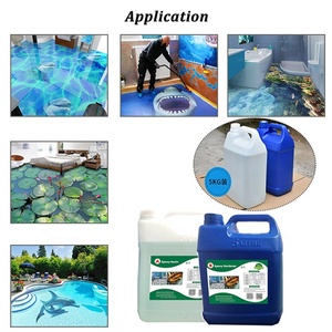 用于3d图像浇注环氧混凝土地板的液态水性2部分环氧树脂和硬化剂 - Product Image 3