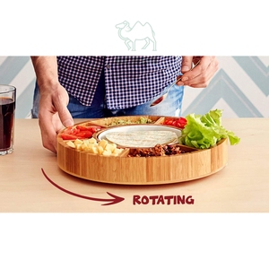 家用陶瓷盘套装多功能小吃盘防水7部托盘上菜 - Product Image 5
