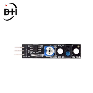 TCRT5000 Sensor reflectante infrarrojo interruptor IR módulo de seguimiento de línea de barrera 4 pines 3,3-5V Sensor para Arduino Smart Car