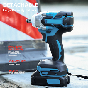 21V không dây tác động cờ lê thiết lập với 330-2000nm mô-men xoắn công nghiệp điện ổn định động cơ không chổi than pin <span class=keywords><strong>Powered</strong></span> - Product Image 2