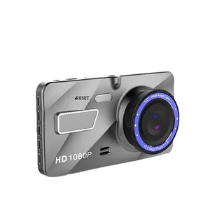 4 inç V2 Video kaydedici 1080P 2.5D IPS LCD Dash kamera ile ön ve arka çift kayıt g-sensor çoklu dil 1 yıl garanti - Product Image 5