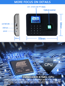 ZK dễ dàng hoạt động miễn phí <span class=keywords><strong>clocking</strong></span> sinh trắc học Máy quét dấu vân tay thời gian chấm công thiết bị đầu cuối - Product Image 3