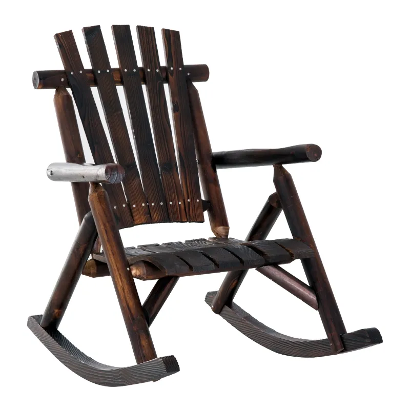 Уличные стулья-качалки, широкое деревянное кресло-качалка для сада