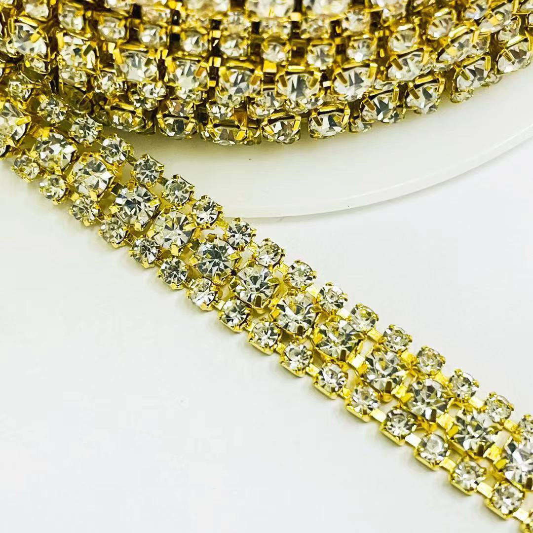 Garra de cobre + base de oro + blanco