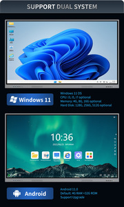 86inch Flat LCD Panel 4K HD School Interactive Whiteboard Android Smart Touch Screen Writing LCD Board - Product Image 5