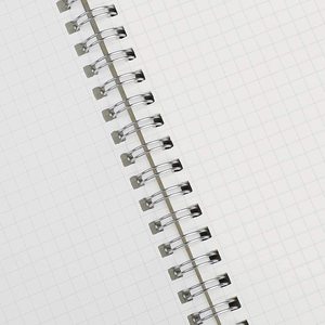 Cuaderno de diario en espiral A5 con cuadrícula cuadrada de papel gobernado universitario para escribir - Product Image 4