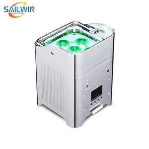 Fabrika 6X18W dj dj sahne aydınlatma uv akülü uplights düğün <span class=keywords><strong>led</strong></span> kablosuz uplight - Product Image 2