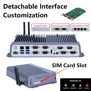 Qiyang Industrial <strong>Embedded</strong> <strong>Computer</strong> J1900/J6412/i3/i5/i7 CPU Linux/Window/Ubuntu System Fanless Industrial Control Mini Box Pc - Product Image 3