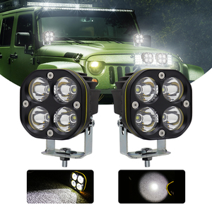 Ruitaisen ไฟตัดหมอก LED สีขาวสว่างมาก, ไฟ LED ขนาดเล็ก3นิ้วสปอร์ตไลท์มอเตอร์ไซค์ทรงสี่เหลี่ยมขนาด40วัตต์ - Product Image 3