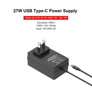 BOXPUT <strong>Raspberry</strong> <strong>Pi</strong> 5 <strong>Power</strong> Supply 27W USB-C <strong>Power</strong> Supply 100-240VAC 5.1V 5A 1.2m Cable EU US UK AU Plug for <strong>Raspberry</strong> <strong>Pi</strong> - Product Image 4