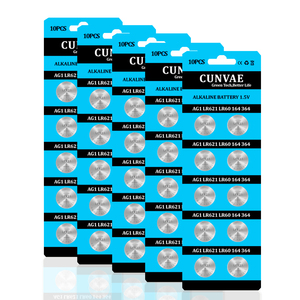 364 LR621SW AG1 LR621 621 164 531 SR60 LR60 1.55V düğme pil için izle oyuncak hesap makinesi metre alkali piller