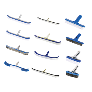 游泳池清洁设备用重型铝框泳池撇叶网耙深耐用尼龙网 - Product Image 3