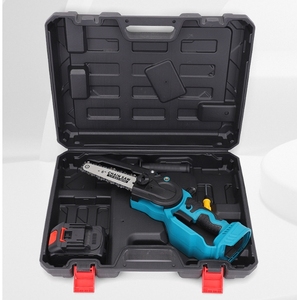 6/8 inç taşınabilir el 21V akülü elektrikli fırçasız ağaç kesme ahşap budama kırpma için akülü <span class=keywords><strong>Mini</strong></span> zincir testere