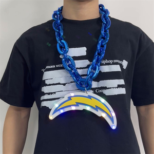 <span class=keywords><strong>NFL</strong></span> Nacc Chuỗi 3D Biểu Tượng Lớn Bọt Nhựa Bóng Chày Bóng Rổ LED Bóng Đá Fan Thể Thao Vòng Cổ - Product Image 5