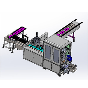 Fully <strong>Automatic</strong> Bags Packing Machine for Cards Notebooks with <strong>Loading</strong> Inserting Making Bags <strong>System</strong> - Product Image 4