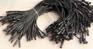 プラスチック製ハングタグストリングカスタムハングタグストリングスナップロックハングタグ用卸売ストリング - Product Image 4