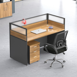 Partición Modular con mesa de trabajo 4 en 1, escritorio de oficina para 4 personas - Product Image 4