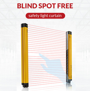 Loại 4 điểm mù an toàn miễn phí bức màn ánh sáng cảm biến thông qua-chùm PNP/NPN đầu ra 24V IP65 khung cài đặt - Product Image 2