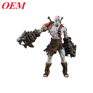 ファン商品18cm PVC God of War Kratosビデオゲーム像アクションフィギュア2Dデザインに基づくOEM製造 - Product Image 2