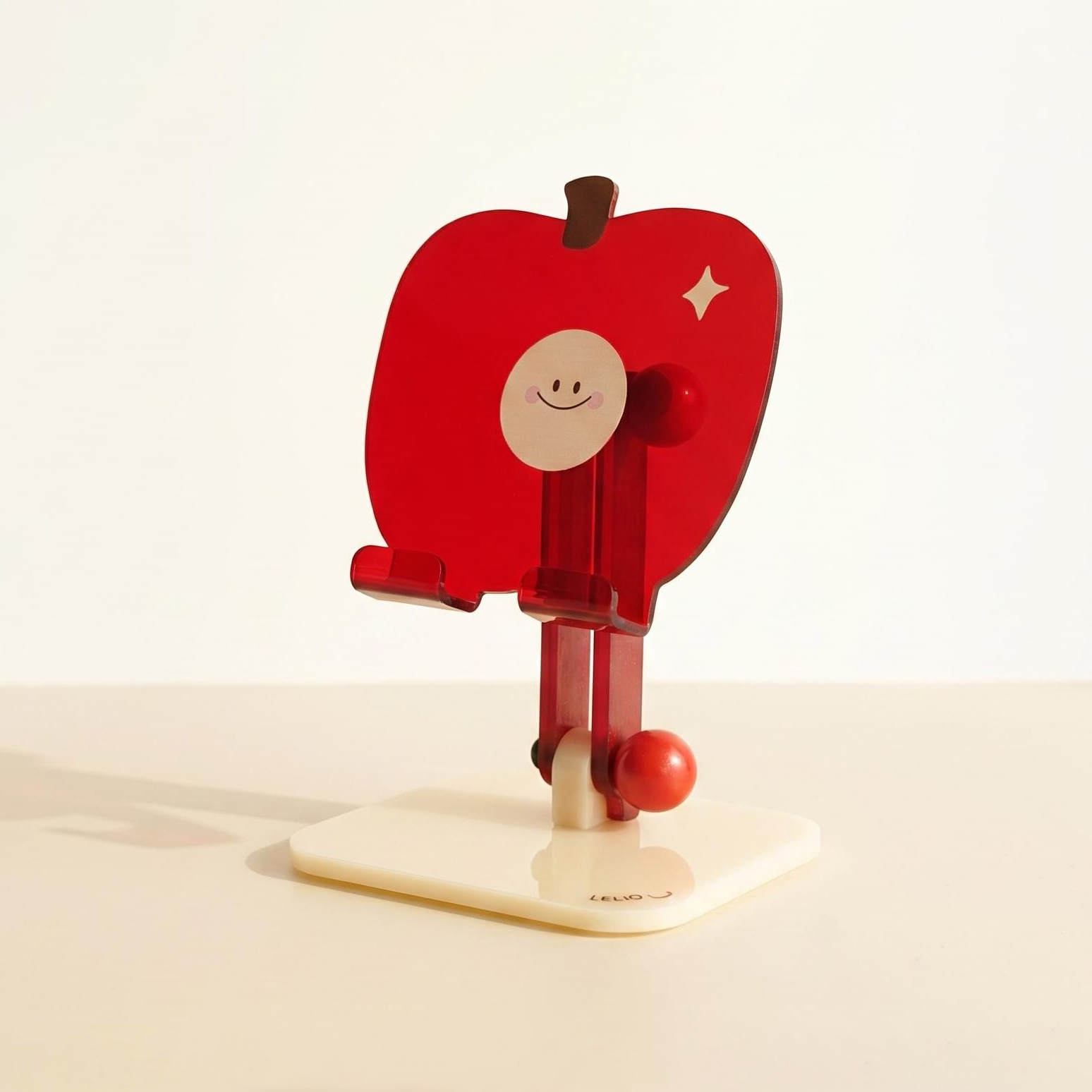 Red cute apple head