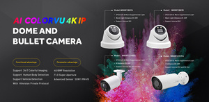 LOGO OEM IP 5MP Colorvu 24h Full Color Night Vision Starlight Human Detection POE Dome <strong>Camera</strong> Waterproof IPC - Product Image 3