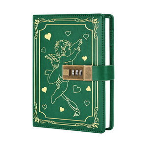 Cuaderno de bloqueo de contraseña de Ángel europeo transfronterizo de Venta caliente, diario elegante con bloqueo seguro, regalo en caja para diario - Product Image 1
