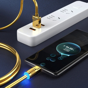 Altın veri kablosu 120W süper hızlı şarj şarj kablosu Apple TYPE-C Android için uygun Samsung Apple Xiaomi Oppo için uygun - Product Image 2