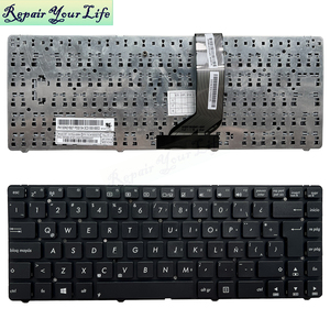 La Bàn Phím Máy Tính Xách Tay tiếng Tây Ban Nha SP cho <span class=keywords><strong>Asus</strong></span> <span class=keywords><strong>K45</strong></span> K45A K45VD K45VJ K45VM K45VS A45 A85 A85V R400 A45VM r400v p45va 0knb0-4141la00 - Product Image 6