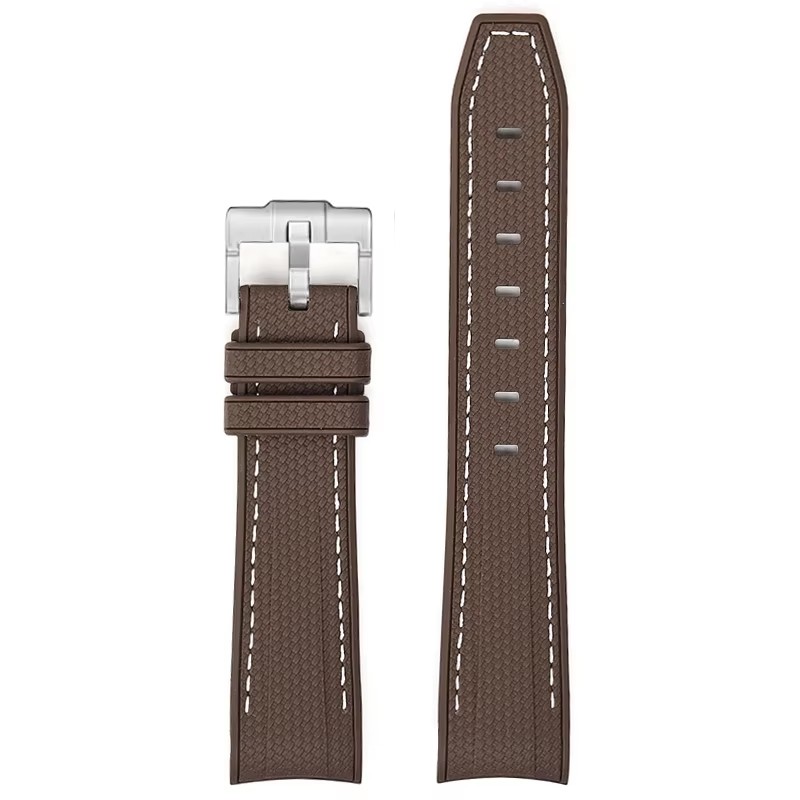 dark brown+white line