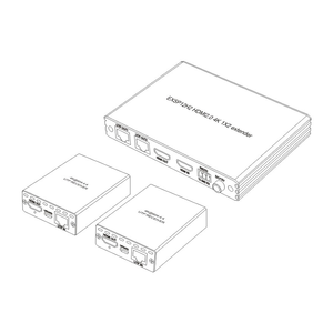 HDMI2.0 4K 1x2 Extender 1input and 2 <strong>Output</strong> Support POE Power Supply Rs232 and EDID Management hdmi Splitter Extender - Product Image 4