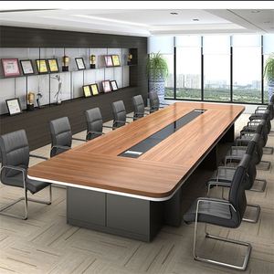 Office Furniture <strong>Discussion</strong> on Table and Chair Combinations Combination Office Reception Rectangular Negotiation Table - Product Image 2