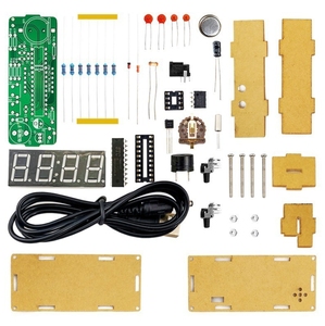 Multifunktion ales Digitaluhr-Kit Einzel chip Elektronische Uhr Temperatur Datum Anzeige DIY Schweißen - Product Image 2