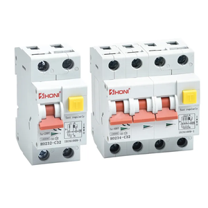 HONI HO234-C32 4P 100MA TYPE A RCBO 10KA CURVE C 32A過負荷保護付き残留電流遮断器 - Product Image 3